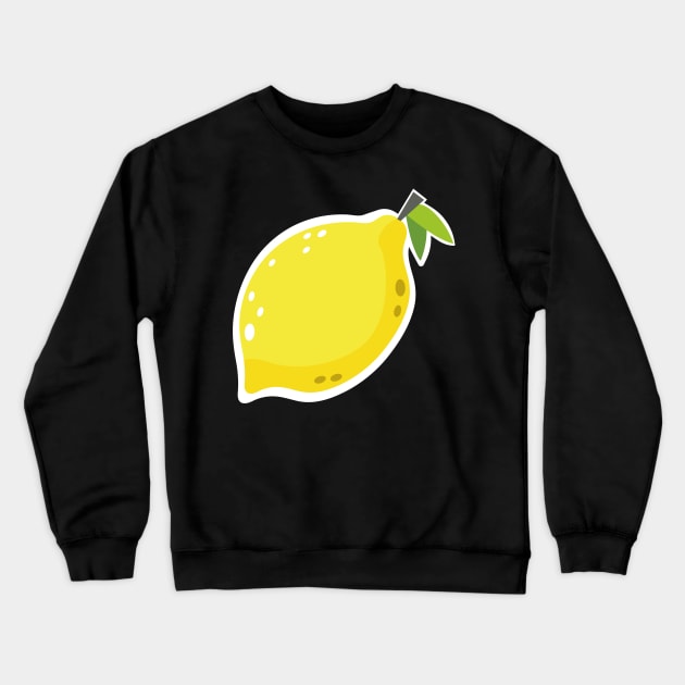 lemon Crewneck Sweatshirt by Rob Sho
